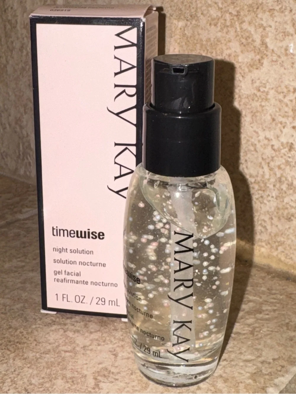 Mary Kay TimeWise Night Solution 1 fl oz Clear Gel‎ Serum Anti-Aging Nutri-Beads